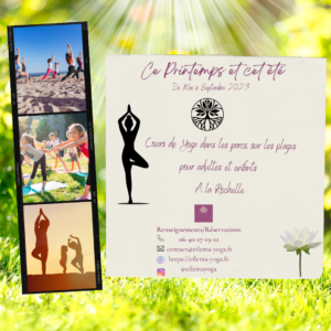 Cours de Yoga parc et plages la rochelle