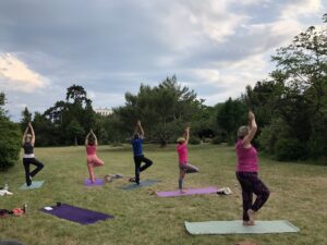 yoga en extérieur