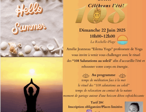 Atelier « 108 salutations au soleil » Célébrons l’été!